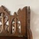antique wall shelf gothic style openwork wood