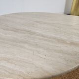 80s travertine coffee table