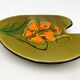 Vintage enameled ceramic bowl signed POET-LAVAL - 1960s.
