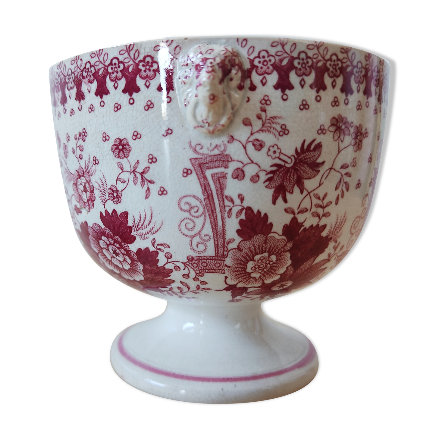 English porcelain sugar, mid-20th century