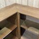 1950s oak corner cabinet