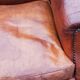 Leather club armchair back mustache from the 30s