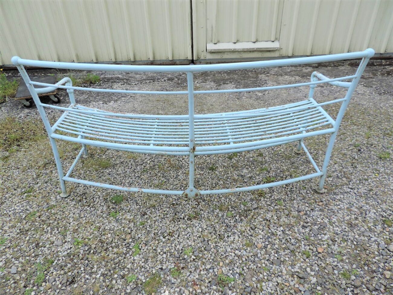 Iron garden bench circa 1900s
