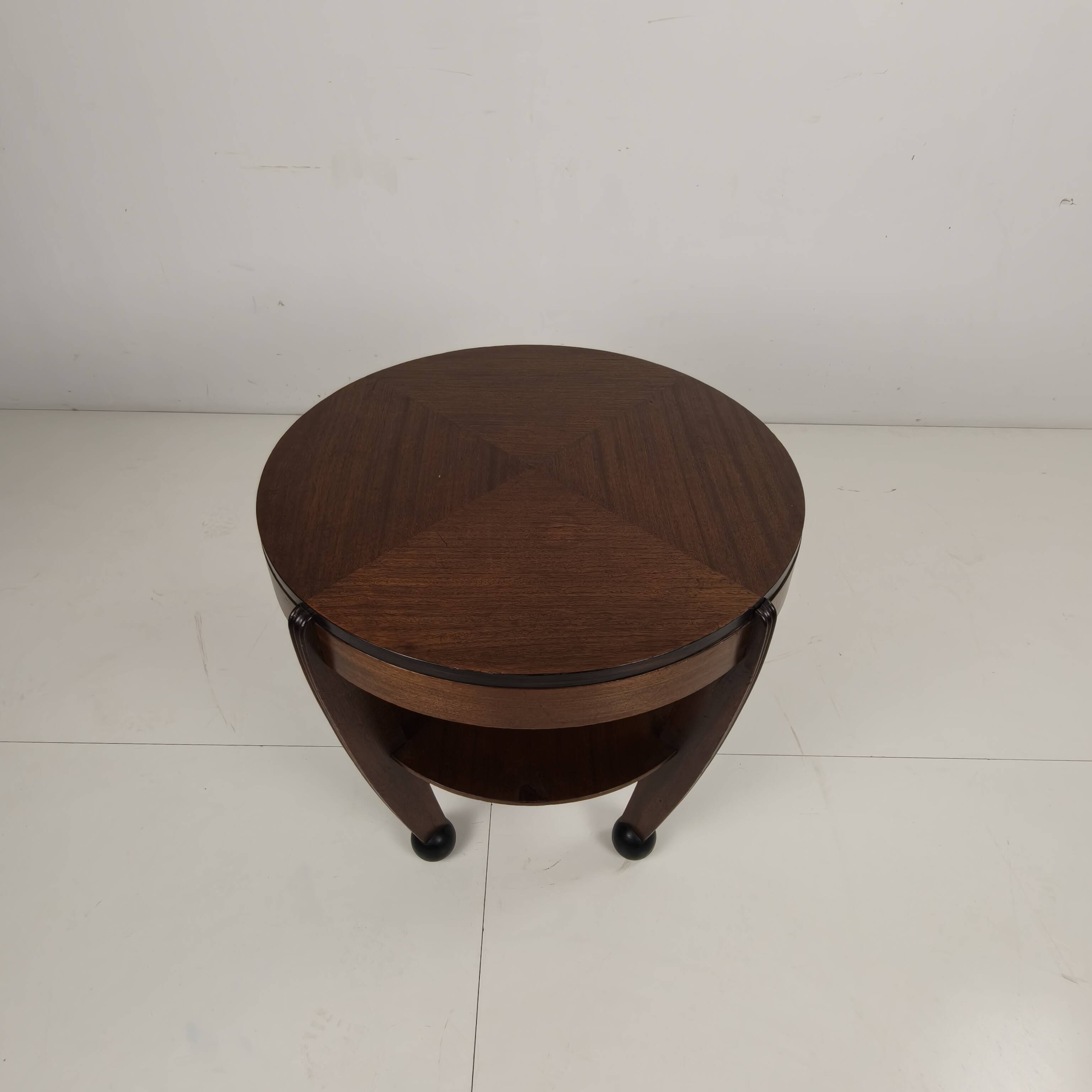 Art Deco Coffee Table – Amsterdam School, The Netherlands, 1930s