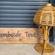 Vintage rattan lamp