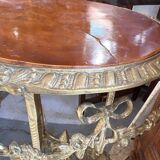 Bronze pedestal table
