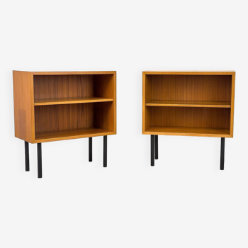 Danish Teak Nightstands from Omann Jun, 1960s, Set of 2