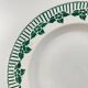Set of 4 deep plates "Pedro", Sarreguemines, first half of the 20th century.