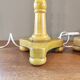Paire de pieds de lampe bois tourné vintage.