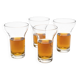 Set of modernist Bulle glasses by Roger Tallon for Daum, 1960s.