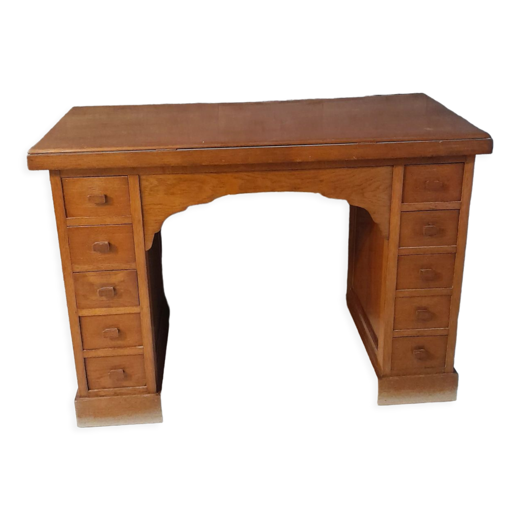 Ancien meuble de métier ou bureau vintage