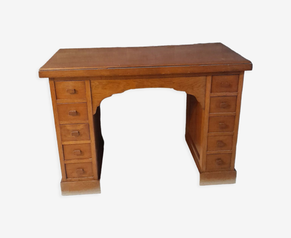 Ancien meuble de métier ou bureau vintage