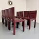 Set of 8 Arcadia chairs designed by Paolo Piva for B&B Italia from the 1980s.