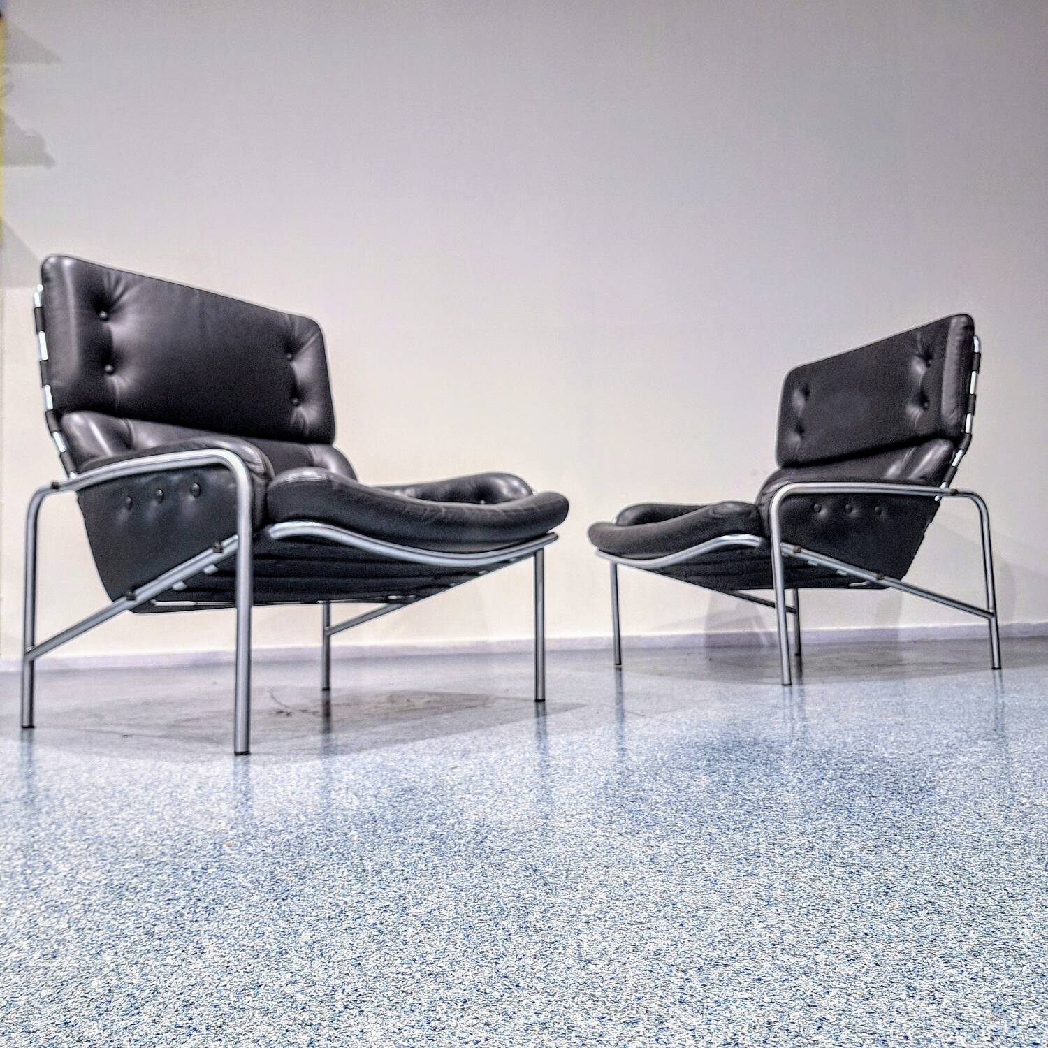 Paire de chaises Nagoya  SZ09 par Martin Visser pour Spectrum ,années 1974