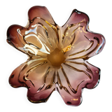 Murano pocket emptier - amber and gold
