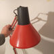 Lampe d’architecte rouge