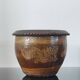 Vintage cache-pot in glazed stoneware