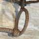Pair of wall lights in Audoux Minet rope.