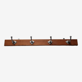 Coat rack in metal and wood