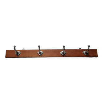 Coat rack in metal and wood