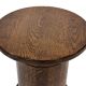 Vintage oak plant table low stool 70s design