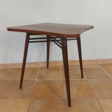 Beech side table by Česky Nabytek, Czech 1960s