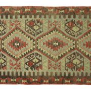 Anatolian handmade kilim rug 310 cm x 160 cm