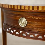 Semi-Circular Mahogany Wall Table, Early 20th Century