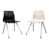 Pair of diamond chairs by René-Jean Caillette, for Steiner
