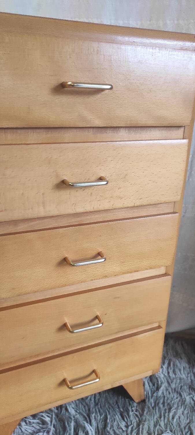 Wooden chest of drawers / chest of drawers - mid-20th century