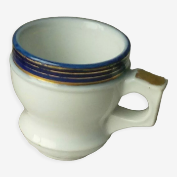 Brulot porcelain cup thick bistrot end XIXth