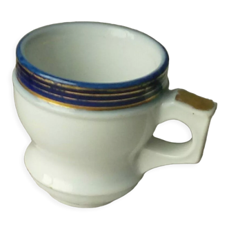 Tasse en porcelaine epaisse bistrot fin XIXeme