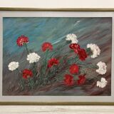 Vintage carnation painting