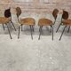 Set de 4 chaises  vintage Se 68 par Egon Eiermann pour Wilde+Spieth 1950"