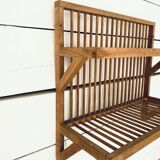 Plate holder wall shelf