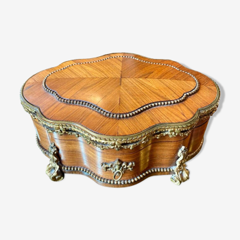 Napoleon 3 marquetry jewelry box