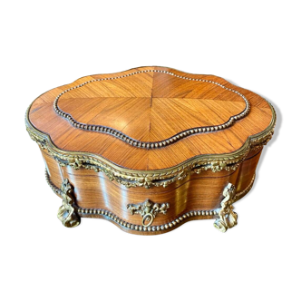 Napoleon 3 marquetry jewelry box