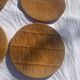 9 plates in straw slurry val d or creation made in france vintage