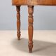 Antique walnut console with a half-moon top, Italy, 19th century.