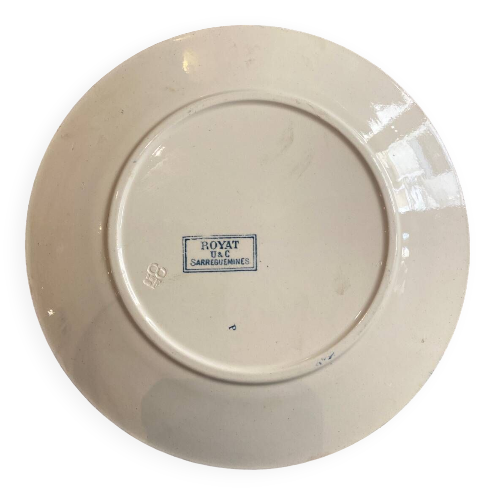 Flat plate royat u&c sarreguemines