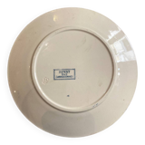 Assiette plate royat u&c sarreguemines