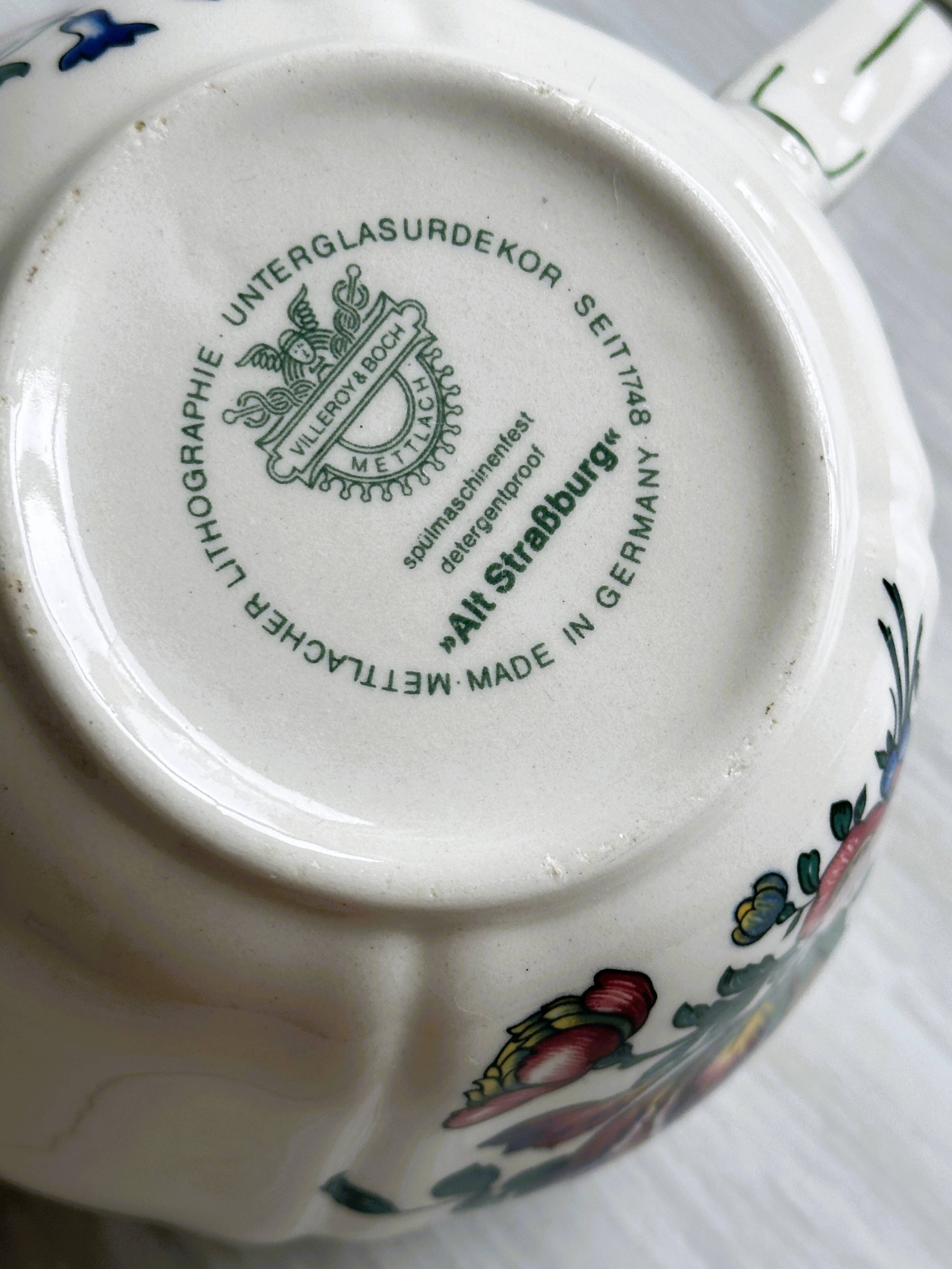 Villeroy & Boch Alt Strasbourg milk jug - gravy boat.