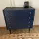 Vintage dark blue chest of drawers