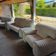 Rare salon vintage Ligne Roset – Made in France – Canapé & 2 fauteuils