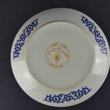 Set of 5 large Taous porcelain plates, Morocco, vintage