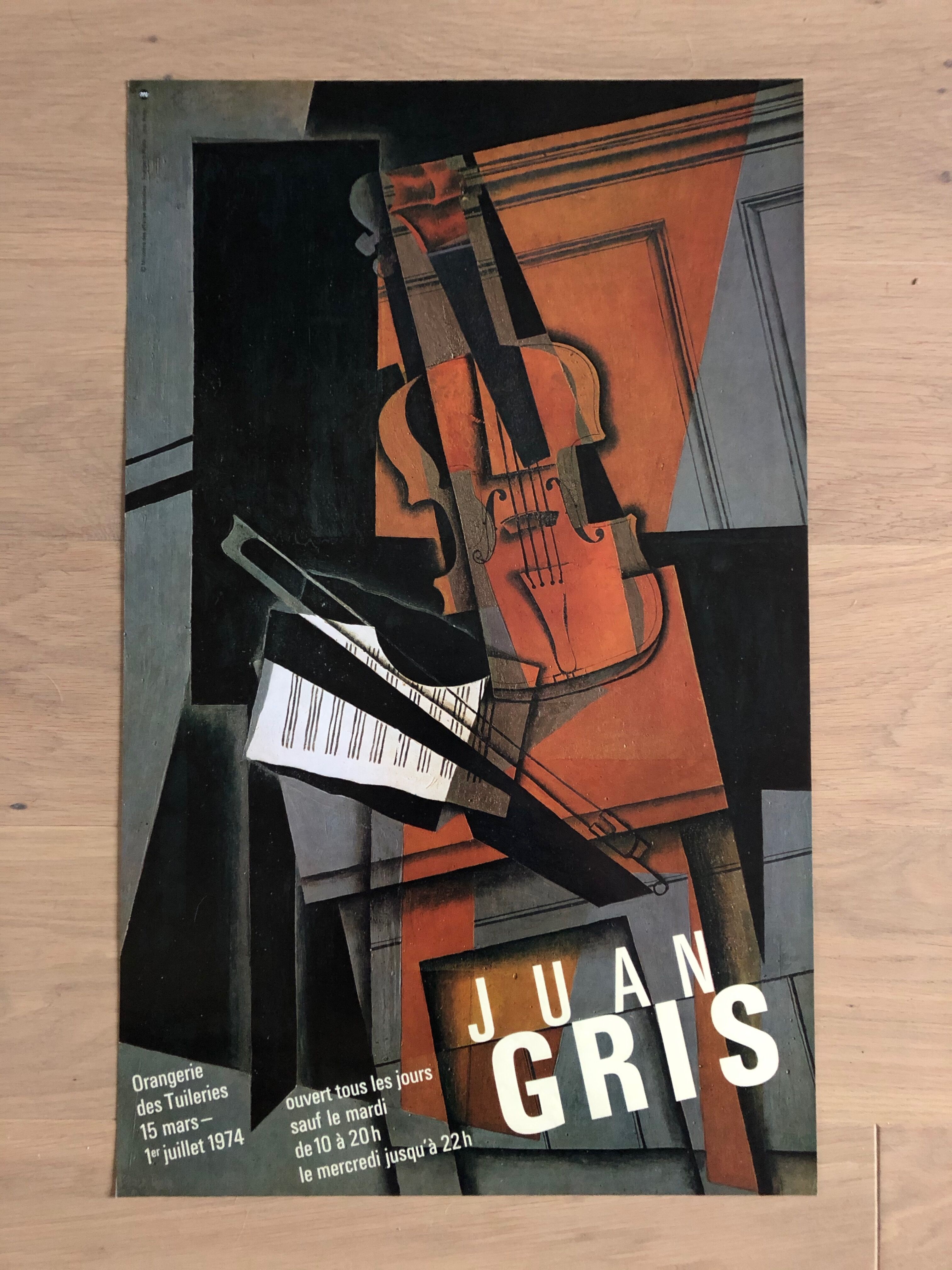 Original poster Juan Gris - 1974