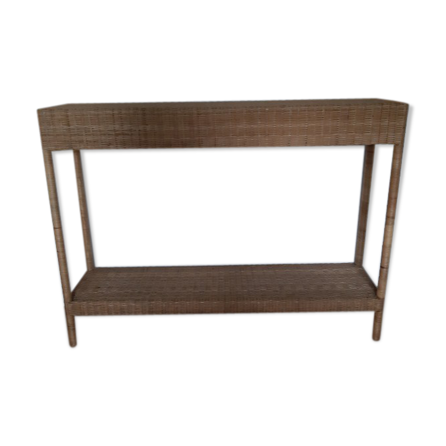 Rattan console