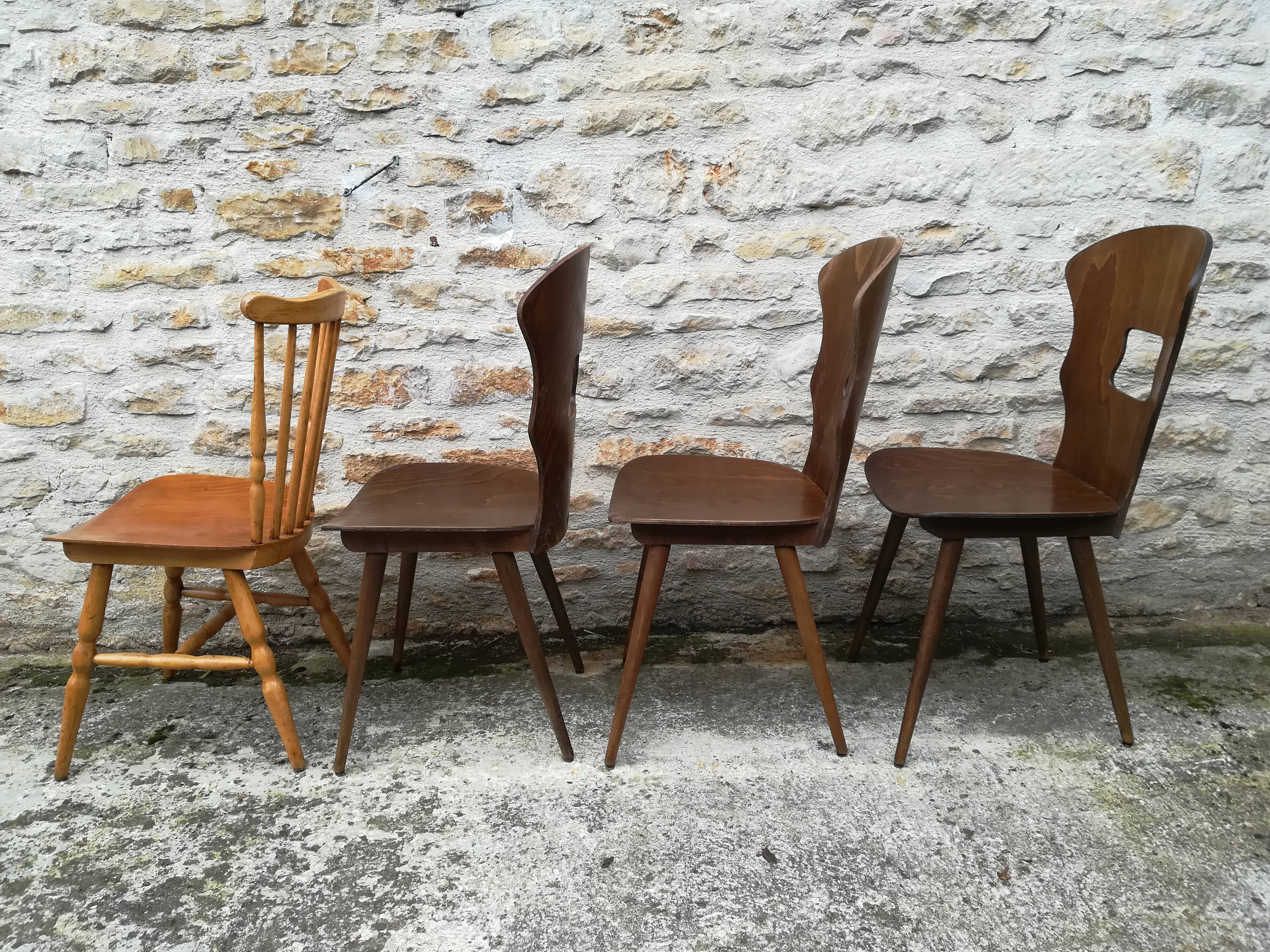 Set of 8 bistro chairs