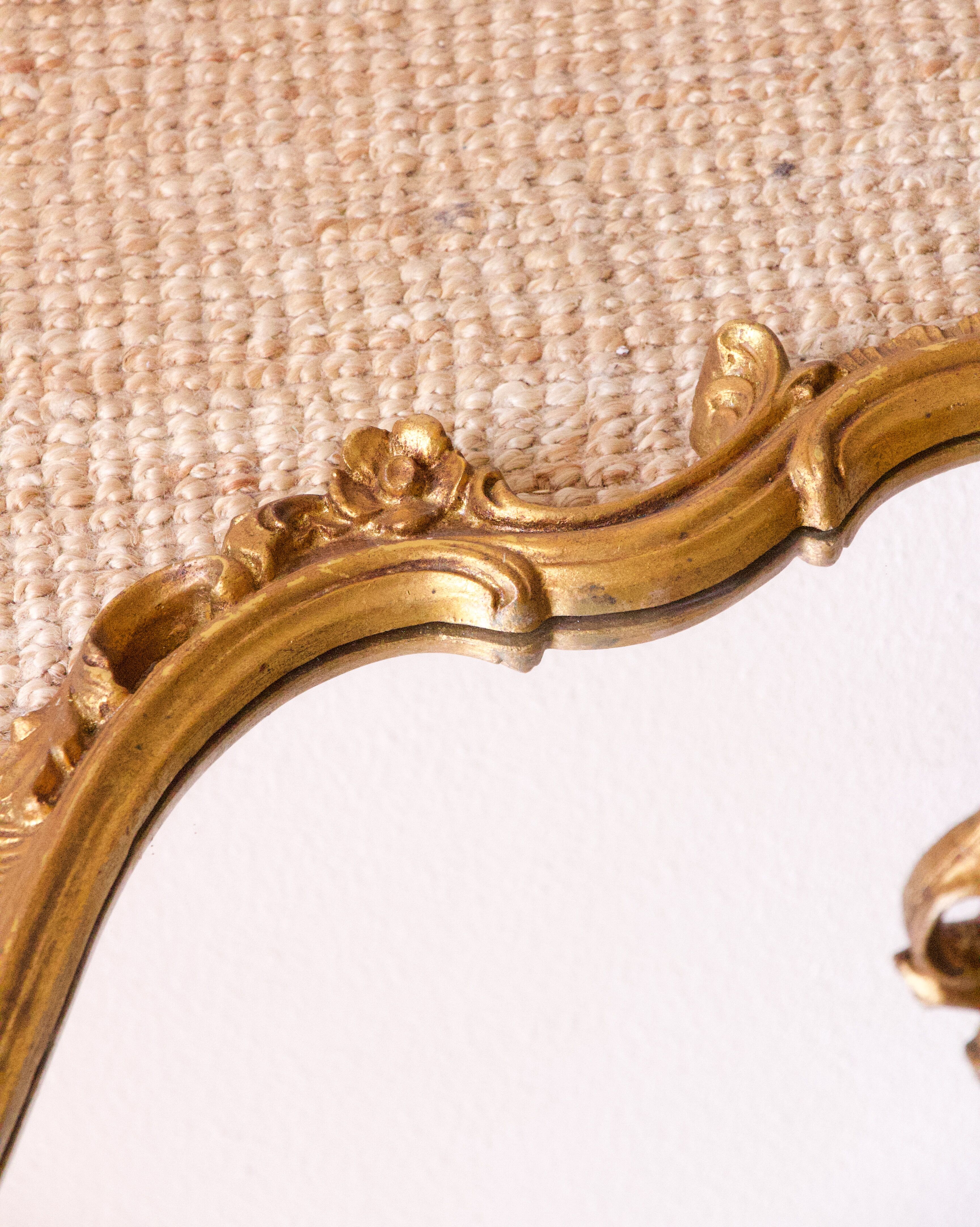 Golden mirror arabesque vintage baroque style