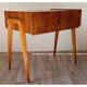 Table de chevet vintage en bois 1960
